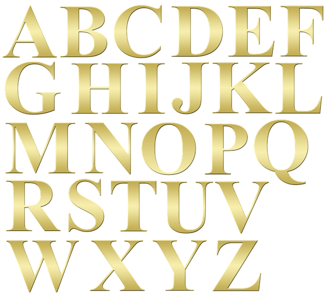 Gold color fonts free download